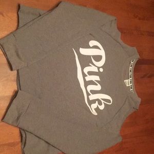 Gray Cold shoulder sweatshirt from Pink